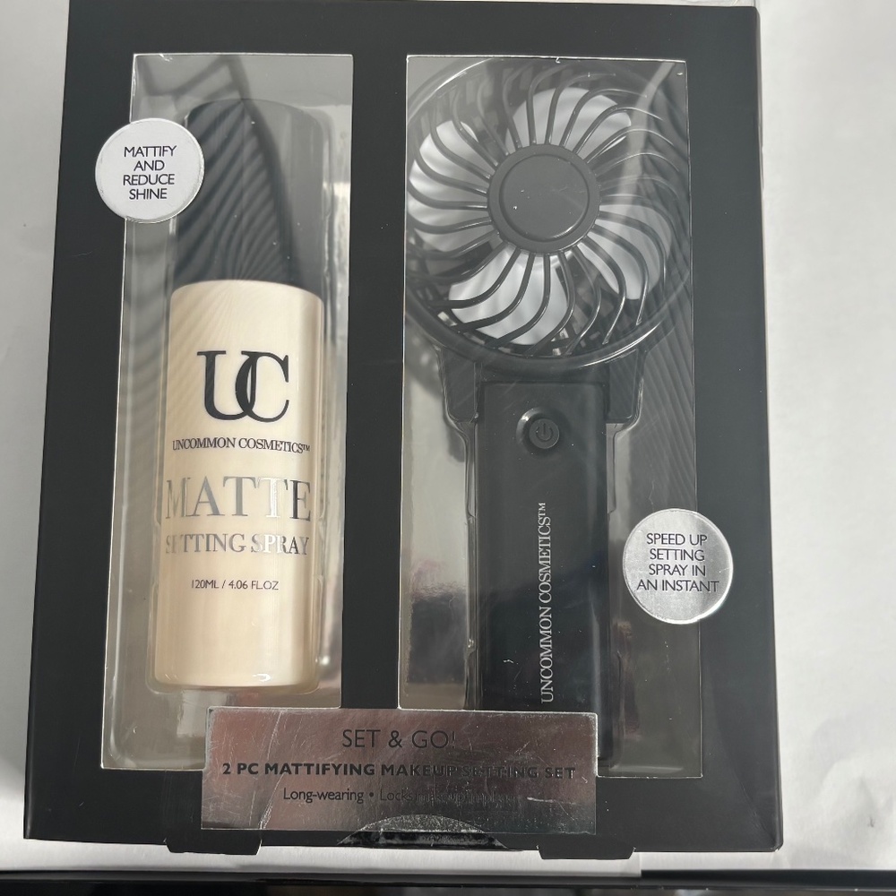 Uncommon Cosmetics 2pc Mattifying Makeup Setting Set